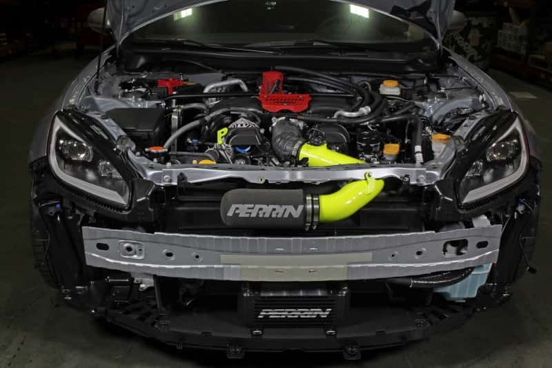 Perrin Performance — PERRIN 22-26 Subaru BRZ / Toyota GR86 Cold Air Intake - Neon Yellow - view 6