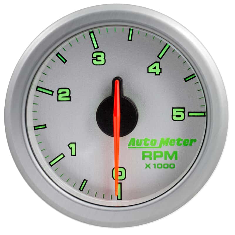 AutoMeter — Autometer Airdrive 2-1/6in Tachometer Gauge 0-5K RPM - Silver
GA 2" 5KRPM ARDRV SL - view 10
