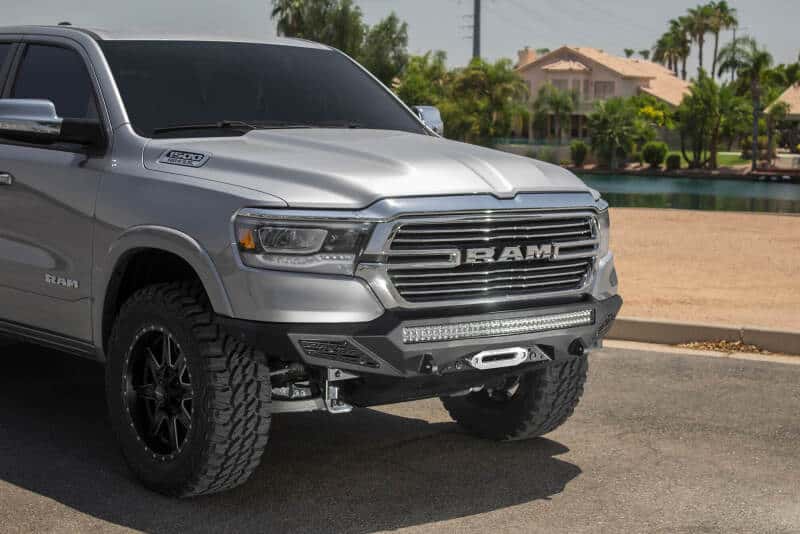 Addictive Desert Designs — Addictive Desert Designs 19 Ram 1500 Stealth Fighter Front Bumper w/ Winch Mount & Sensor Cut Outs
Bumper- Front
Bumpers - view 9