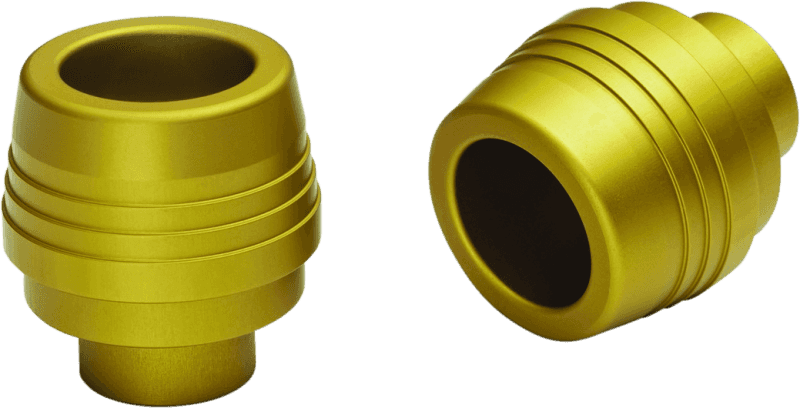 Kuryakyn — Kuryakyn Lodestar Handlebar Sliders-BMW-Gold - view 1