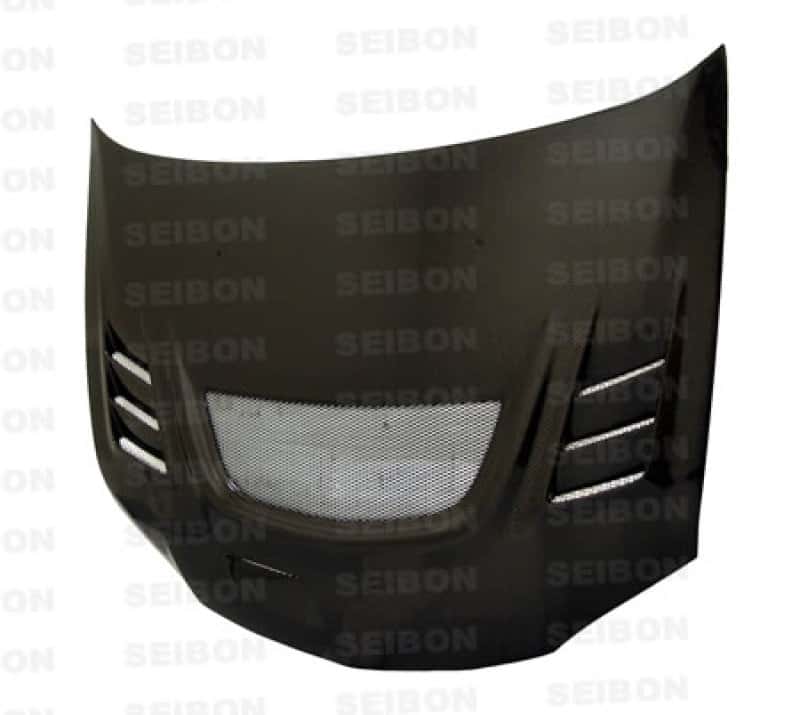 Seibon — Seibon 03-07 Mitsubishi Evo 8 & 9 CW Carbon Fiber Hood - view 1