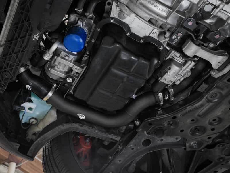 aFe — aFe 19-22 Hyundai Veloster N BladeRunner 2-1/4in to 2-1/2in Aluminum Hot Charge Pipe - Black
Hot Charge Pipe - view 8