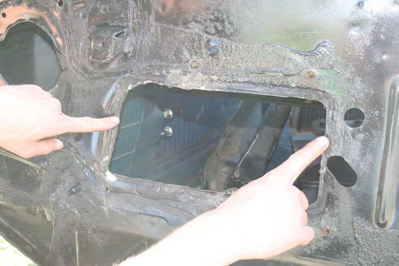 UMI Performance — UMI Performance 64-72 GM A-Body Heater Box Delete Panel
AC/Heater Delete - view 3