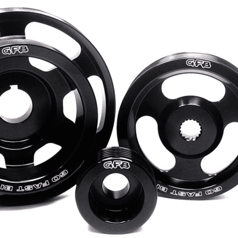 Go Fast Bits — GFB 08+ WRX/STi / 09+ Forester / 03-09 LGT 3 pc Underdrive/Non-Underdrive Pulley Kit
Pulley Kit - view 3