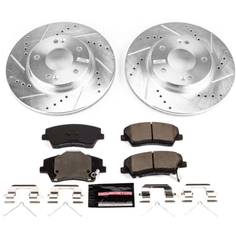 PowerStop — Power Stop 17-19 Hyundai Ioniq Front Z23 Evolution Sport Brake Kit - view 1