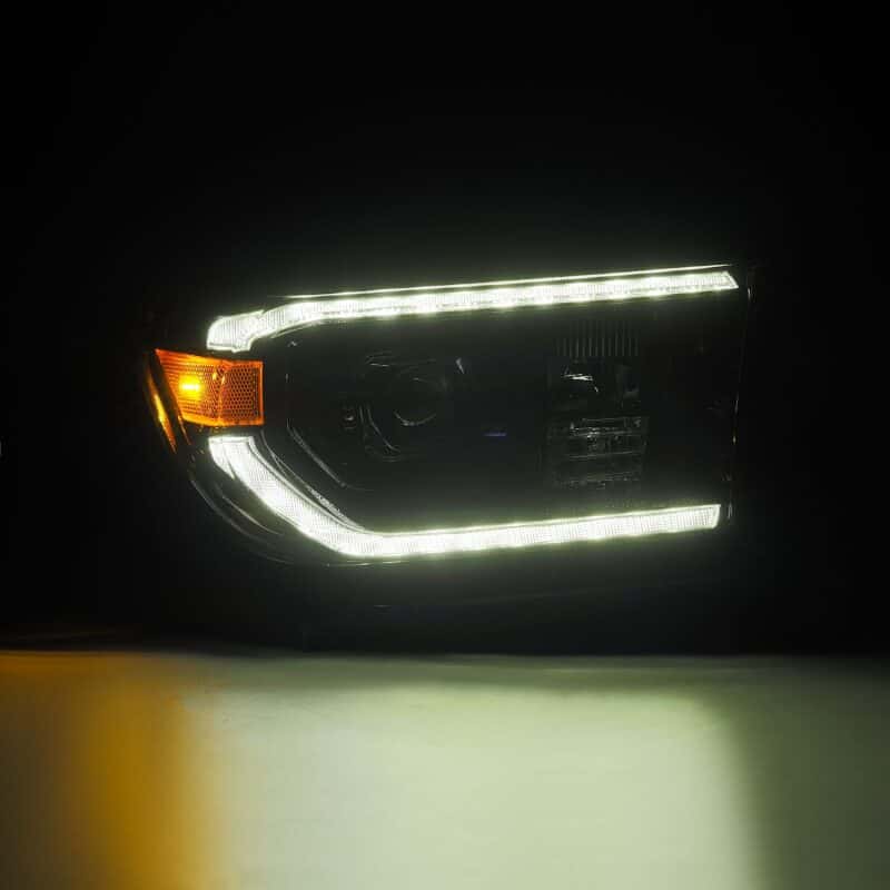 AlphaRex — AlphaRex 07-13 Toyota Tundra / 08-17 Sequoia LUXX-Series LED Proj HL Blk w/Actv Lgt Seq. Sig + DRL
Projector Headlights - view 2