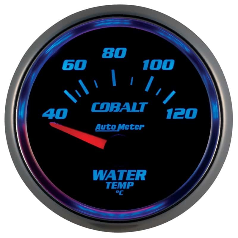 AutoMeter — Autometer Cobalt 52mm Short Sweep Electronic 40-120 Deg C Water Temperature Gauge
GA 2" WTMP 120C E CB - view 6