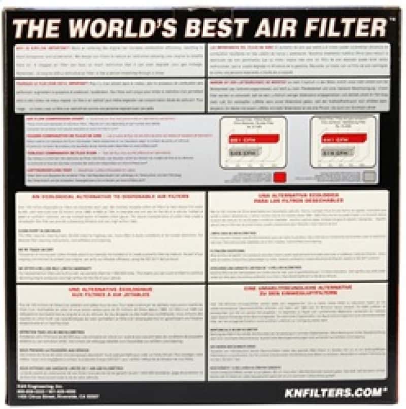 K&N Engineering — K&N 16-18 Porsche 718 Boxster H4-2.0L Drop In Air Filter
Replacement Air Filt
Air Filter - view 10