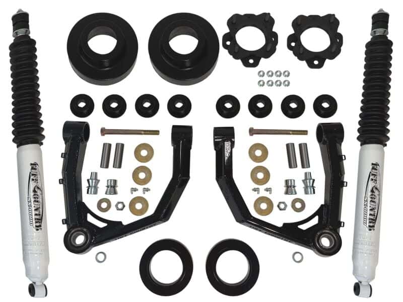 Tuff Country — Tuff Country 2022+ Toyota Tundra / 2023+ Sequoia 3in Lift w/ Boxed Uni-Ball Control Arms & Shocks - view 1
