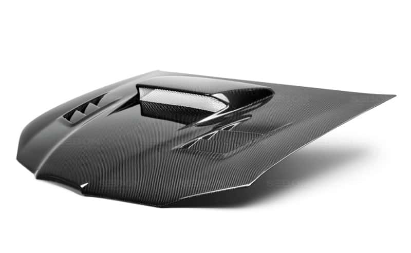Seibon — Seibon 06-07 Subaru WRX/STi CWII Carbon Fiber Hood - view 20