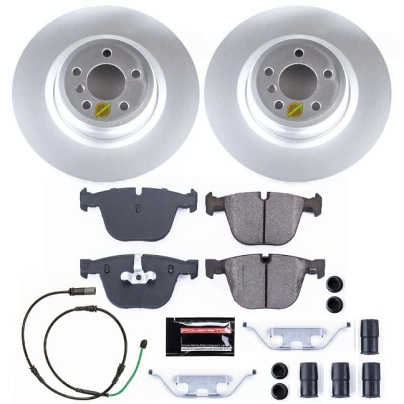 PowerStop — Power Stop 10-15 BMW 550i GT Rear Z23 Evolution Sport Coated Brake Kit - view 1
