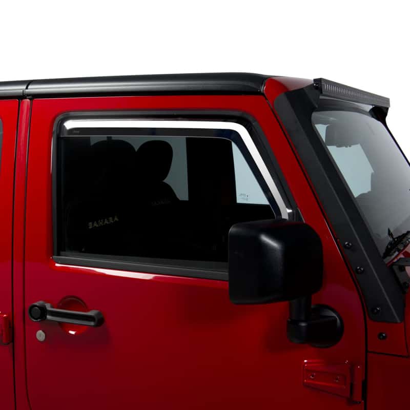 Putco — Putco 20-21 Jeep Gladiator JT/JL Element Chrome Window Visors (Front Only)
Side Window Vent - view 7