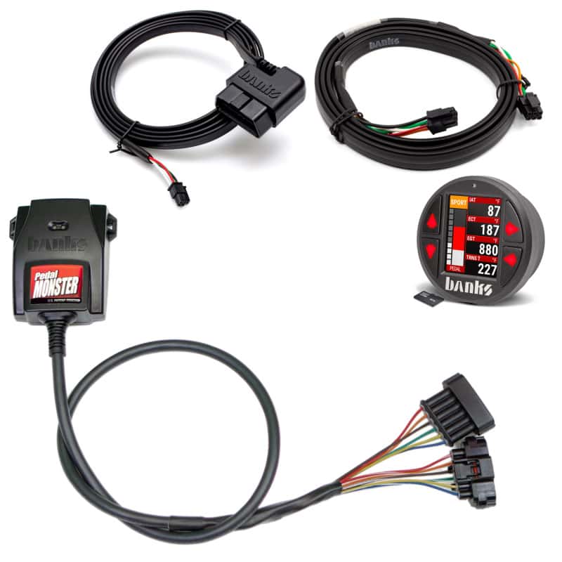 Banks Power — Banks Power Pedal Monster Kit Yazaki 090 II Sealed Series 6-Way CONFIG 1 PM-12 With iDash Data Pro
PedalMonster - view 3