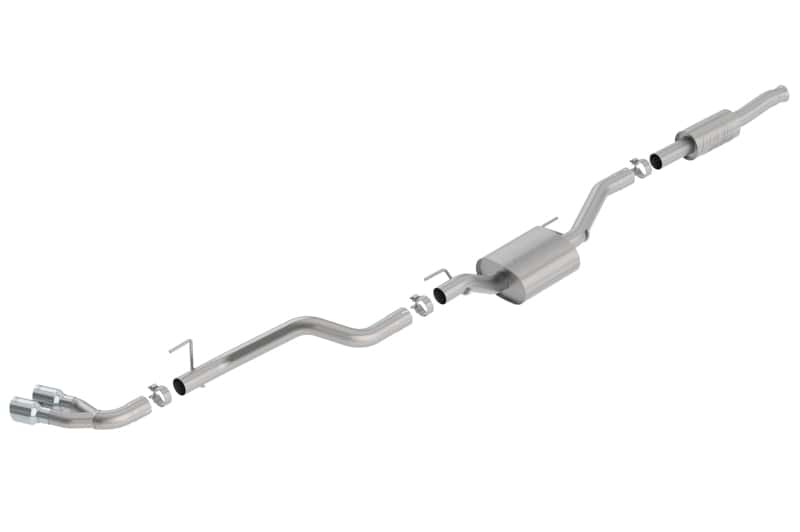 Borla — Borla 2020 Jeep Gladiator JT 3.6L V6 AWD ATAK Dual Side Catback w/ Chrome Tips
Cat-Back System - view 1