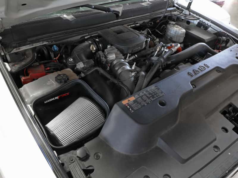 aFe — aFe 11-16 GM Silverado / Sierra 2500/3500HD (6.6L V8) MagnumFORCE Intake Stage-2 Pro DRY S
Magnum FORCE Intake - view 9