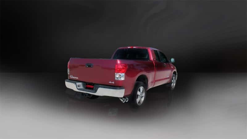 CORSA Performance — Corsa 2011-2021 Toyota Tundra Double Cab/Crew Max 5.7L V8 Polished Sport Cat-Back Exhaust
Exhaust - view 4