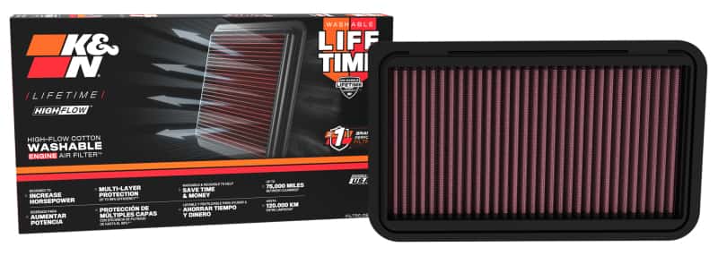 K&N Engineering — K&N 01-06 Toyota Camry / 04-10 Sienna / 01-09 Highlander / 03-06 Lexus RX330 Drop In Air Filter
Replacement Air Filt
Air Filter - view 9