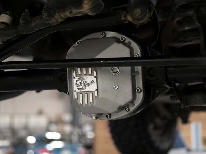 aFe — aFe 97-18 Jeep Wrangler TJ/JK Dana 30 Street Series Differential Cover w/ Machined Fins - Raw
Differential Cover - view 7