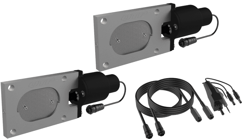 QTP — QTP Bolt-On QTEC Dual Low Profile Oval Electric Cutout Valves - Pair - view 1