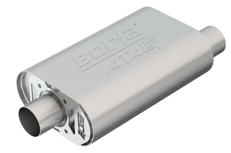 Borla — Borla CrateMuffler SBC Hot 350/383 2.5 inch Offset/Center 14in x 4.35in x 9in Oval Atak Muffler
CrateMuffler
Muffler - view 3