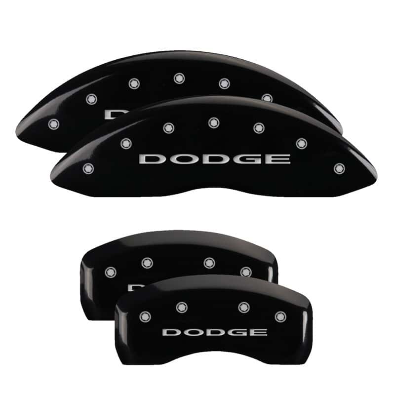MGP — MGP 4 Caliper Covers Engraved Front & Rear With out stripes/Dodge Black finish silver ch
Caliper Covers - view 1
