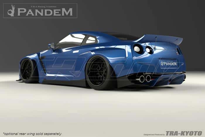 GReddy — GReddy Nissan GTR R35 Version 2 Pandem X Rocket Bunny Rear Under Diffuser - view 5
