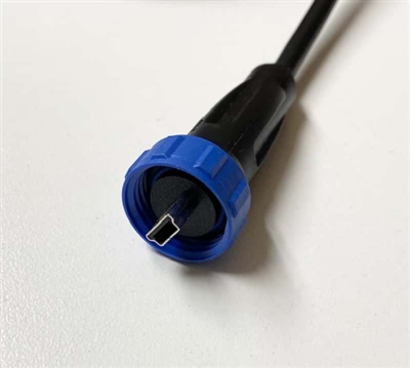 Rywire — Rywire Water Resistant Threaded Mini USB Comms Cable for PDM12 & PDM30 Units - view 1