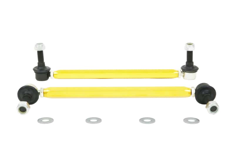 Whiteline — Whiteline 18-19 Kia Stinger Front Sway Bar Link Assembly Heavy Duty Adjustable Steel Ball
Link Kit - view 3
