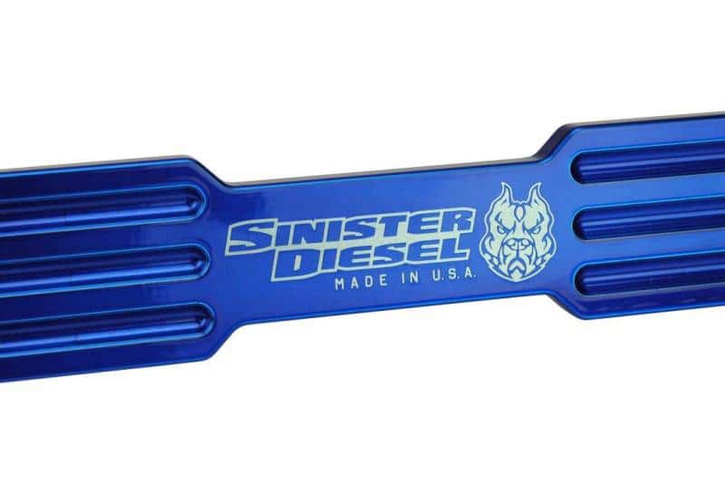 Sinister Diesel — Sinister Diesel 2011+ Ford Powerstroke 6.7L Battery Hold Down
Battery Hold Down - view 2