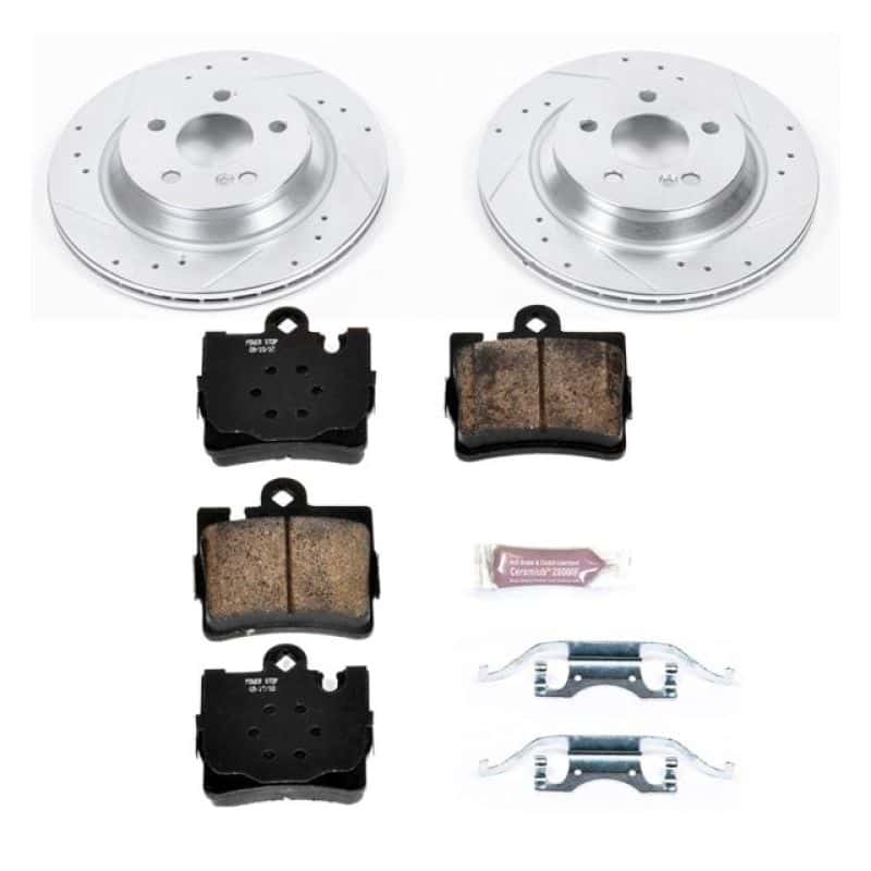 PowerStop — Power Stop 00-03 Mercedes-Benz CL500 Rear Z23 Evolution Sport Brake Kit - view 1