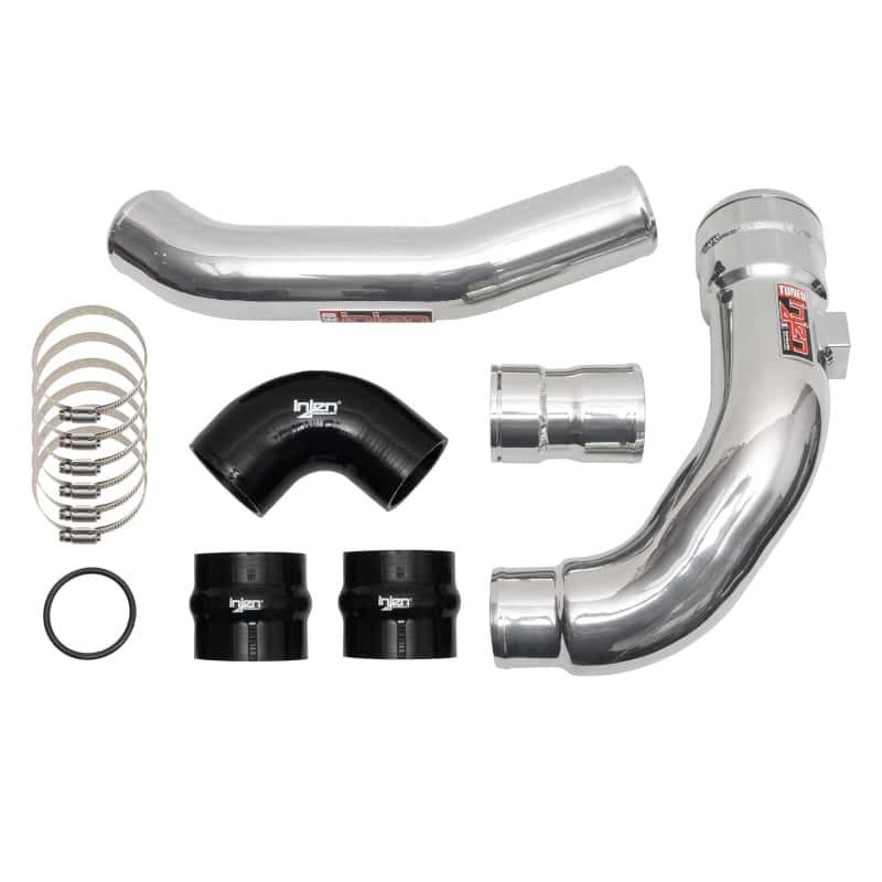 Injen — Injen 17-22 Ford F250/F/350/F-450/F-550 V8-6.7L Turbo Diesel Polished Intercooler Piping Kit - view 2