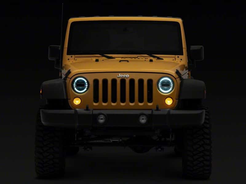 Raxiom — Raxiom 97-18 Jeep Wrangler TJ & JK Axial 7-In LED Headlights w/ DRL- Chrome Housing (Clear Lens)
Headlights - view 13