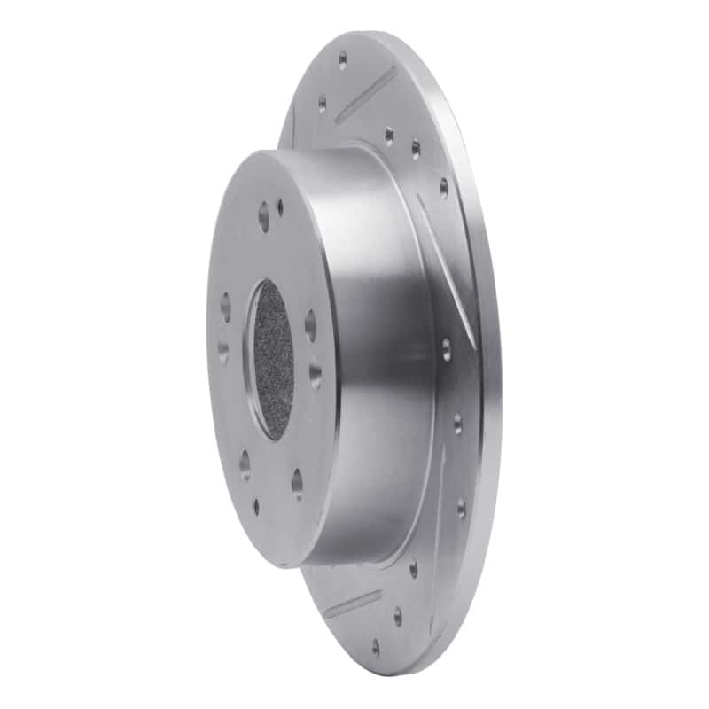 R1 Concepts — R1 97-01 Acura Integra Rear Left Drilled & Slotted Silver Brake Rotor
R1 Brake Rotor Drill - view 2