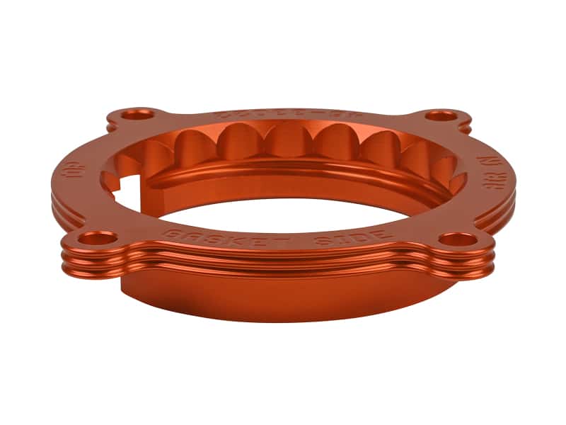 aFe — aFe Silver Bullet Throttle Body Spacer Kit 11-19 Ford Mustang GT V8-5.0L
Throttle Body Spacer - view 3