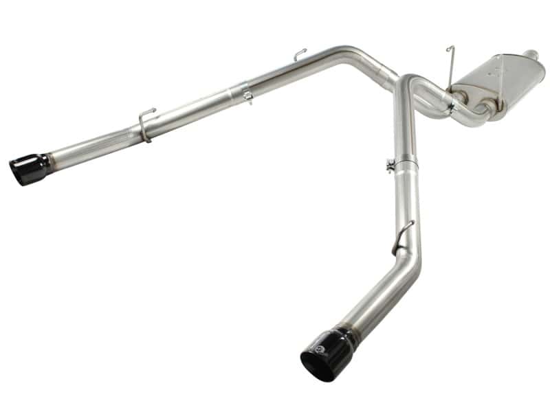 aFe — aFe MACHForce XP Exhausts Cat-Back SS-409 EXH CB Dodge Ram 1500 5.7L HEMI 09-13 Glossed Black
Cat-Back Exhaust
MACH Force XP - view 2