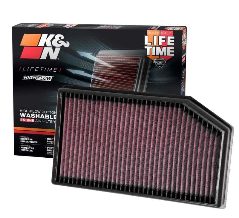 K&N Engineering — K&N 2018 Jeep Wrangler JL 2.0L/3.6L F/I Drop In Air Filter
Replacement Air Filt
Air Filter - view 8