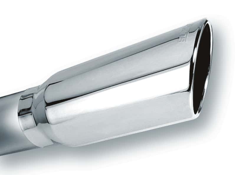 Borla — Borla 4in Inlet 5in Round Rolled Angle Cut w/ Clamp x 14in Long Exhaust Tip
ExhstTailPipeTip
Tip - Round - view 1