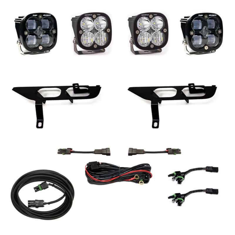 Baja Designs — Baja Designs 2021+ Ford F150 Fog Pocket Kit SAE Clear Squadron Pro DC - view 2
