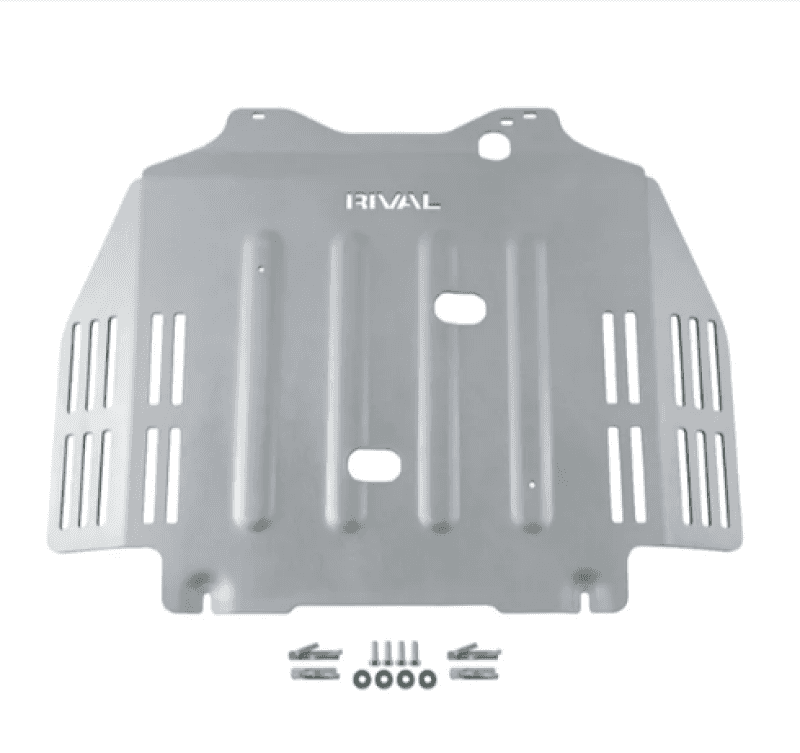Rival 4x4 — Rival 2021-2026 Toyota Tundra  Aluminum Transmission Catalytic Converter Skid Plate
Cat Conv Skid Plate - view 1
