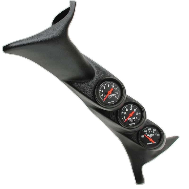 AutoMeter — Autometer 99-06 Ford Powerstroke/SD Black Triple Pillar Z-Series Gauge Kit
FORD DSL TRI GA KIT - view 2