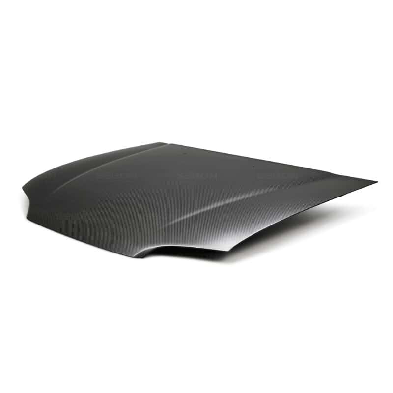 Seibon — Seibon 1992-1995 Honda Civic Coupe OEM-Style Dry Carbon Fiber Hood - view 2