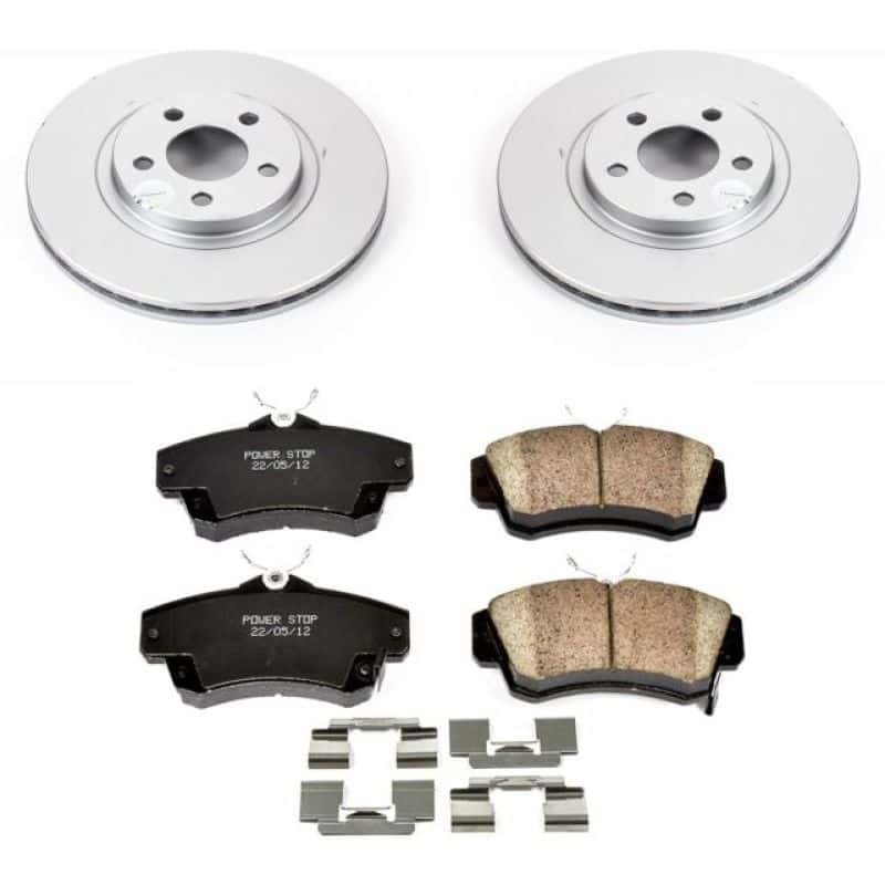 PowerStop — Power Stop 01-10 Chrysler PT Cruiser Front Z17 Evolution Geomet Coated Brake Kit - view 1