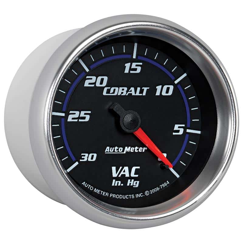 AutoMeter — Autometer Cobalt 2-5/8in. / 0-30 IN HG / Mechanical Vacuum Gauge
GA 2.6" VAC MECH CB - view 6