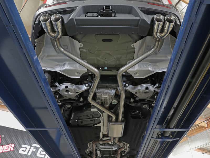 aFe — aFe MACH Force-Xp 2.5in. 304 SS C/B Exhaust 20-21 Ford Explorer V6-3.0L - Polished Tip
Cat-Back Exhaust - view 5