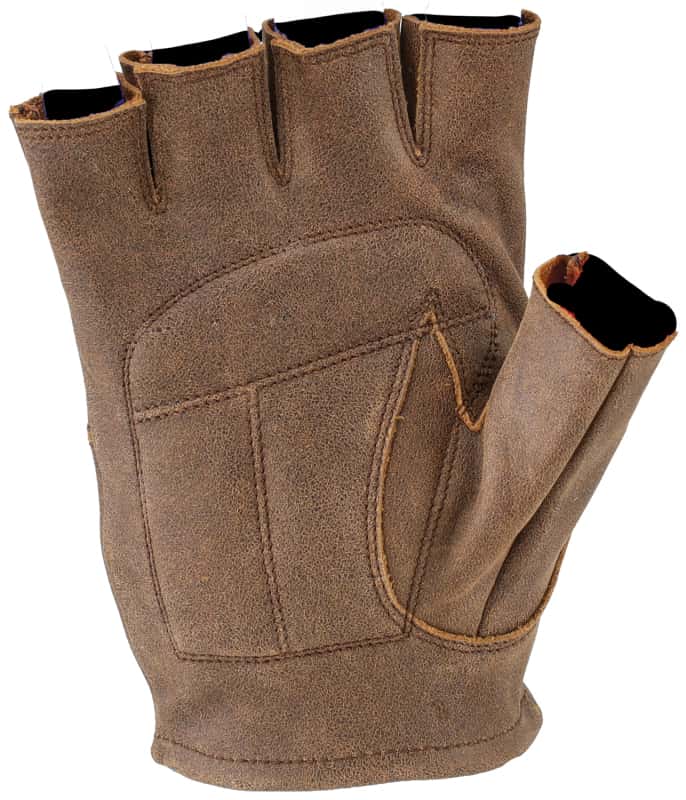 Kuryakyn — Kuryakyn Leather By River Road Buster Vintage Shorty Gloves Black - Medium - view 4
