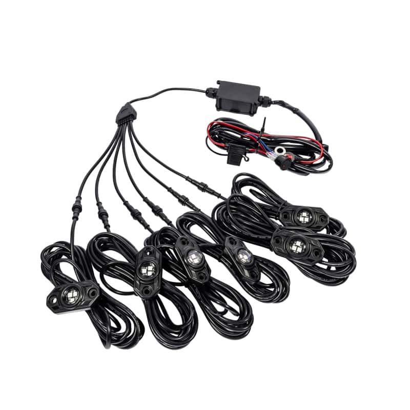 KC HiLiTES — KC HiLiTES C-Series RGB LED Rock Light Kit (Incl. Wiring) - Set of 6
C-Series LEDs - view 16
