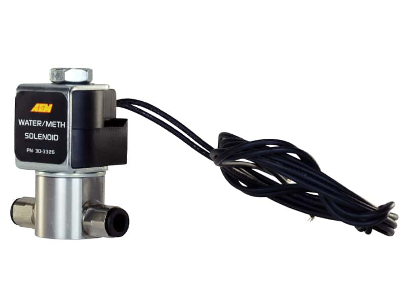 AEM — AEM Water/Methanol Injection System - High-Flow Low-Current WMI Solenoid - 200PSI 1/8in-27NPT In/Out
Water/Methanol
H20 Valve Kit - view 5