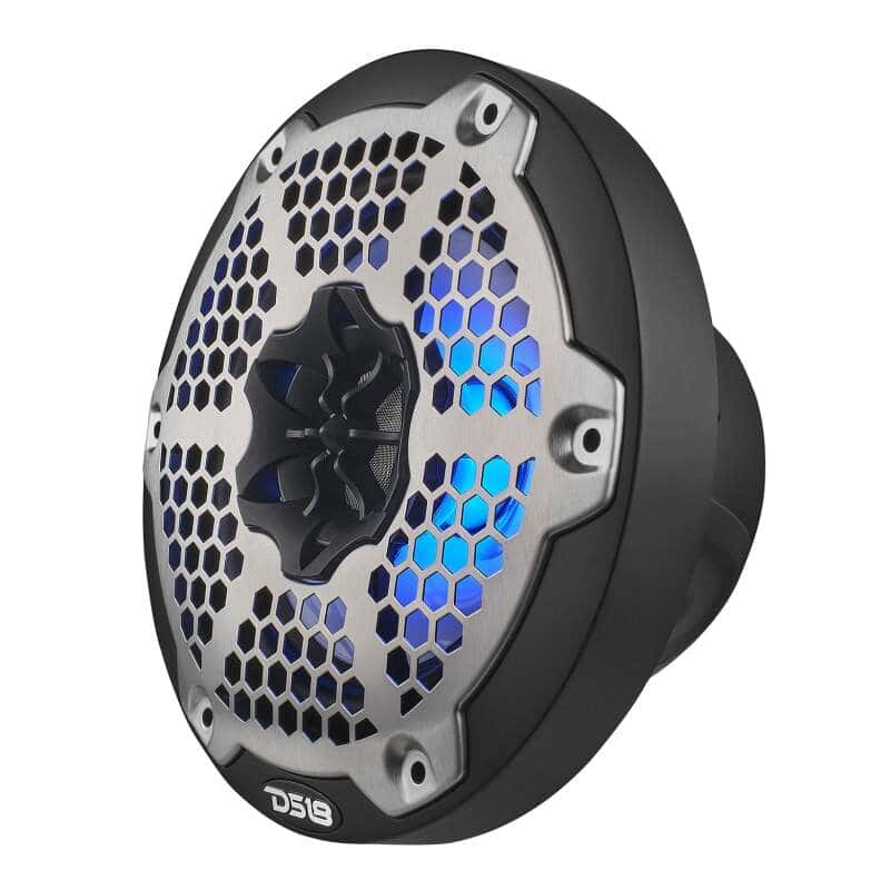 DS18 — DS18 NXL-M Series Spkr w/ RGB LED Lights 6.5in 2-Way 100 Watts RMS 4 ohm Blk Grill Detached w/ Cover - view 7