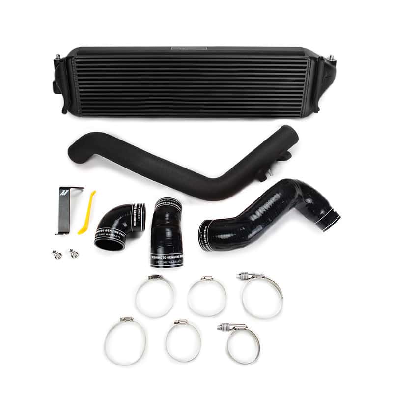 Mishimoto — Mishimoto 2017+ Honda Civic Type R Intercooler Kit - Black Intercooler Black Pipes - view 1