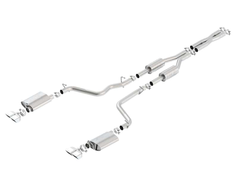 Borla — Borla 09-14 Dodge Challenger R/T 5.7L RWD 2Dr. 2.5in. ATAK CB Exhaust - Dual Split Rear Exit
Cat-Back System - view 1
